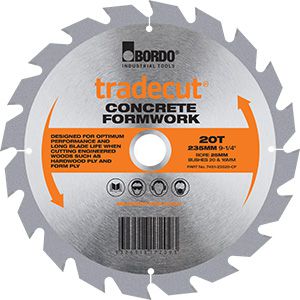 Bordo Concrete Formers Tradecut Blade