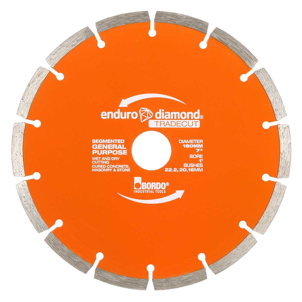 Bordo Tradecut Segmented Diamond Blade - 7470-180