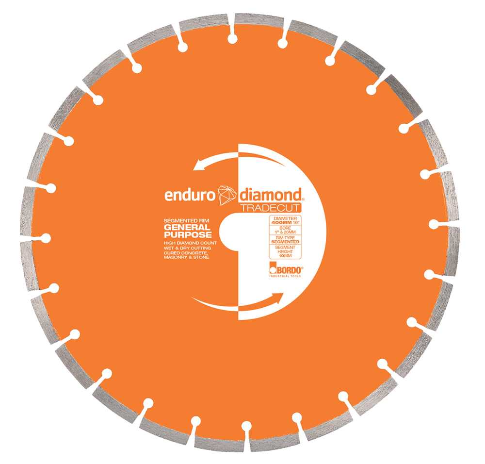 Bordo Segmented Rim General Purpose Diamond Blade - 7470-400
