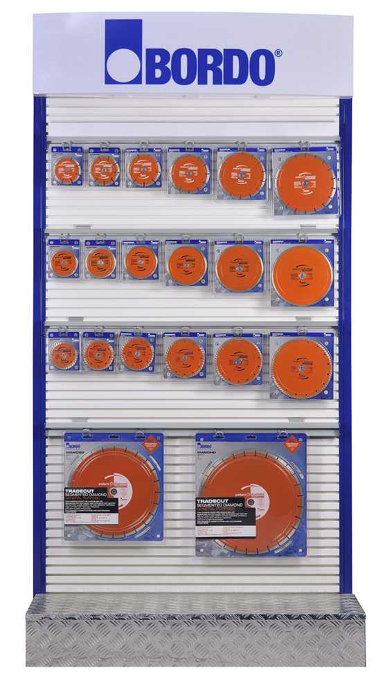 Bordo TradeCut Diamond Blade Merchandiser
