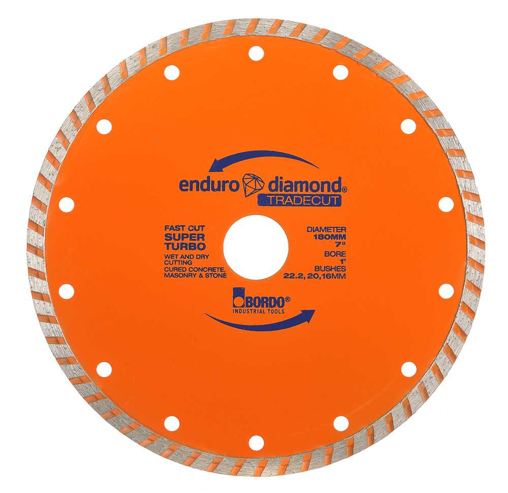 Bordo Tradecut Turbo Diamond Blade - 7472-180