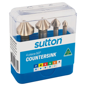 Sutton COUNTERSINK C107 SET 4Pce N DIN335 HSS-Co. 90deg — official supplier product image