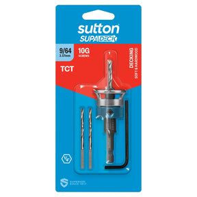 Sutton DRILL C118 TCT COUNTERSINK TCT SUPADECK - DRILL C118 TCT COUNTERSINK TCT SUPADECK 1/8IN (8G)
