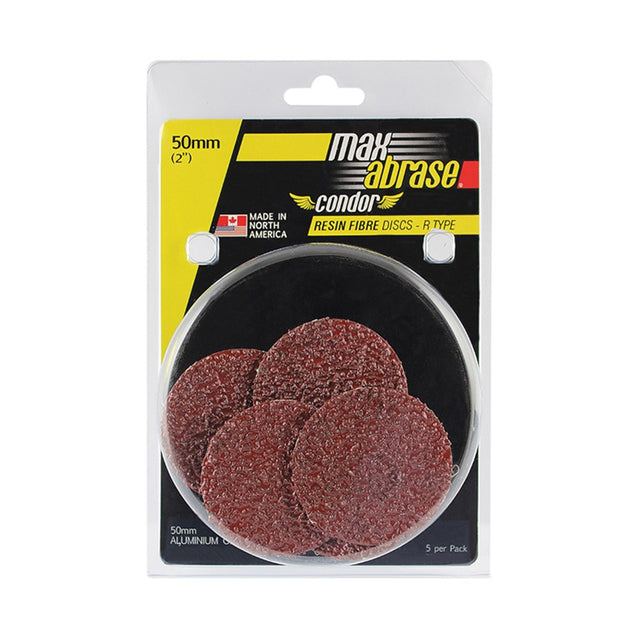 Sheffield Resin Fibre Disc R Type A36 Grit AlOx