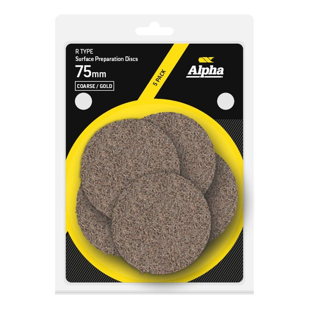 Sheffield Surface Prep Disc R Type Coarse Gold