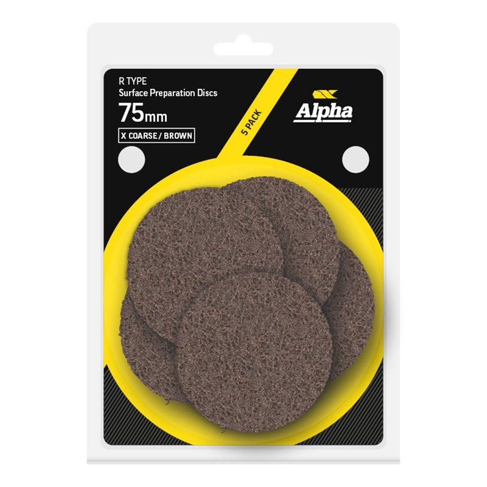 Sheffield Surface Prep Disc R Type Coarse Brown