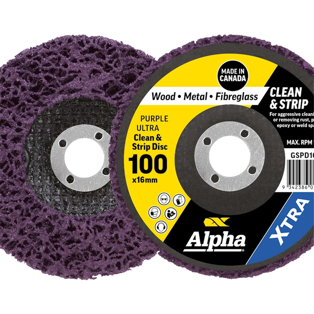 Sheffield Clean & Strip Disc Purple Ultra Xtra