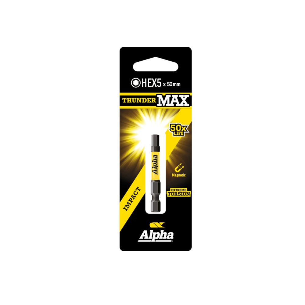 Sheffield ThunderMax HEX5 Impact Power Bit