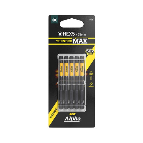 Sheffield ThunderMax HEX5 Impact Power Bit