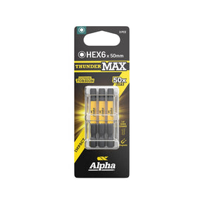 Sheffield ThunderMax HEX6 Impact Power Bit