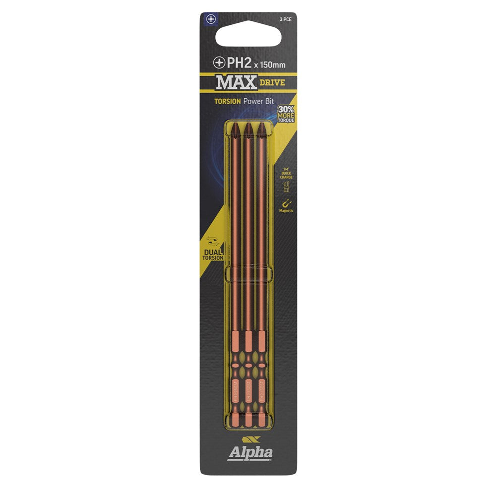 Sheffield PH2 MAXdrive Torsion Power Bit