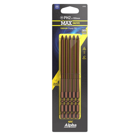 Sheffield PH2 MAXdrive Torsion Power Bit