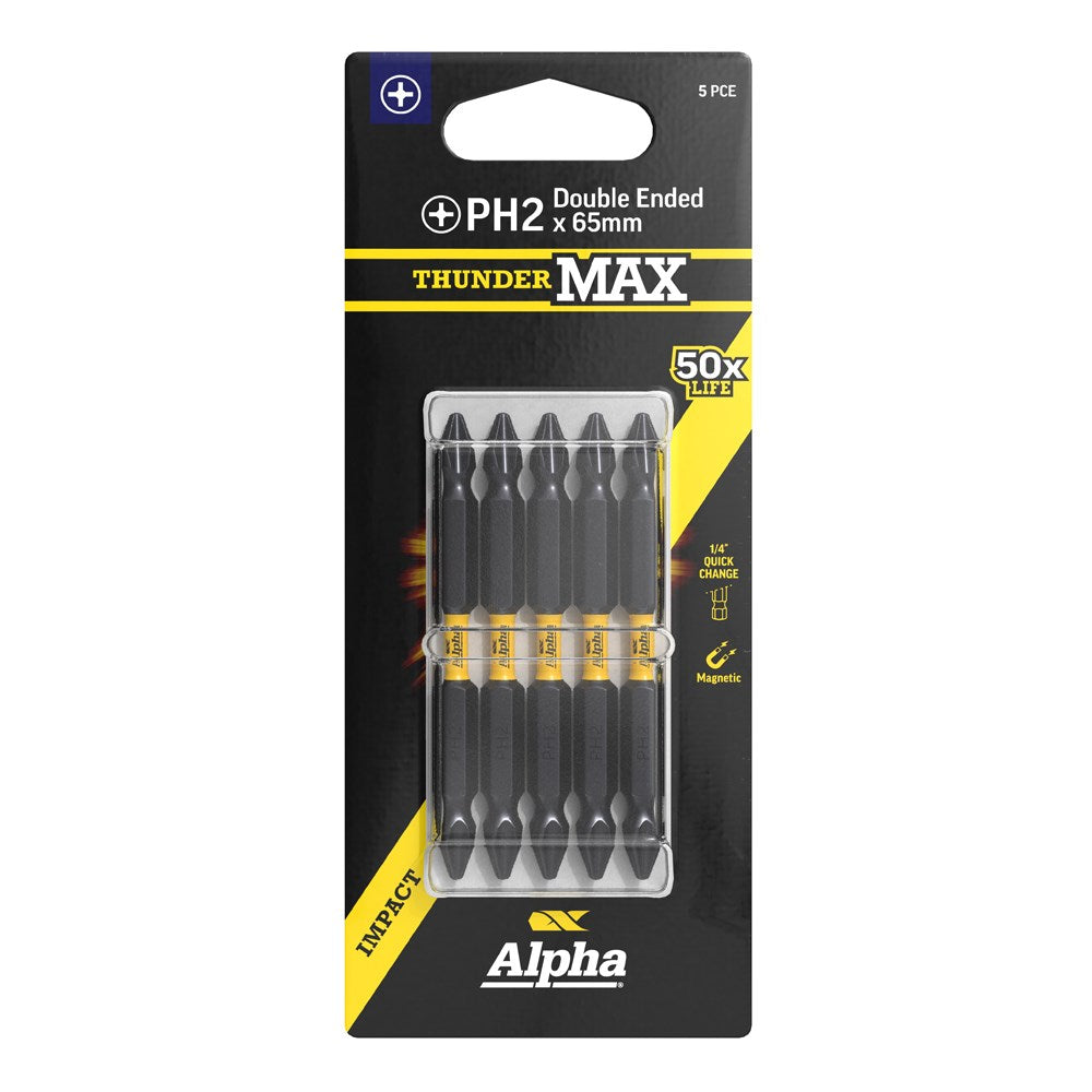 Sheffield ThunderMax PH2 Impact Double Ended Bit