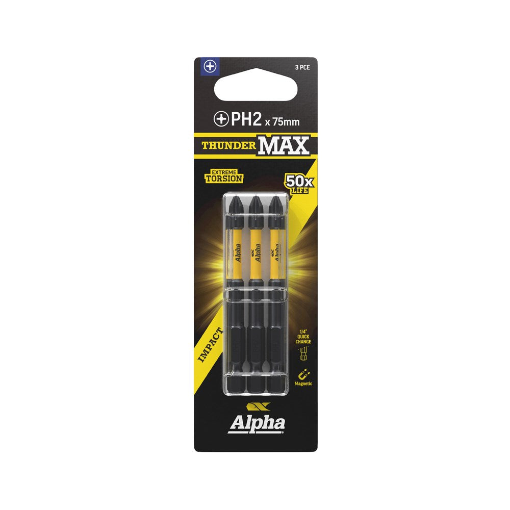 Sheffield ThunderMax PH2 Impact Power Bit