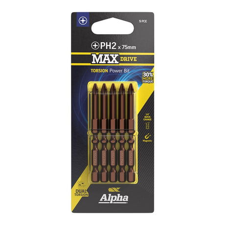 Sheffield PH2 MAXdrive Torsion Power Bit