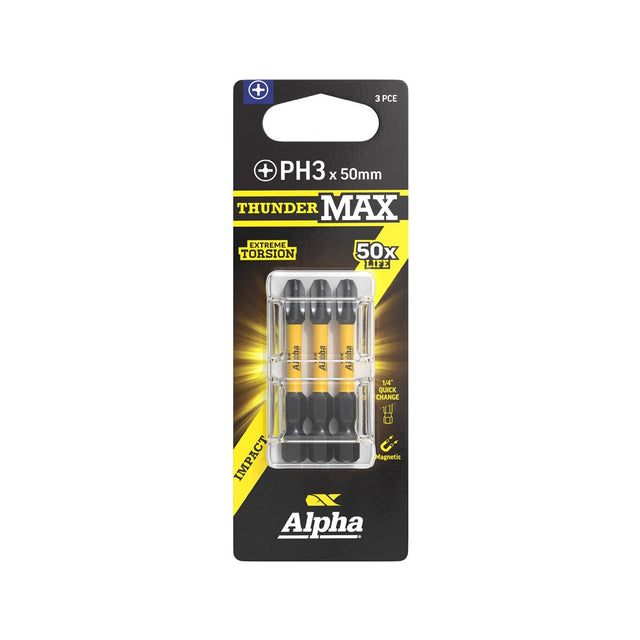 Sheffield ThunderMax PH3 Impact Power Bit
