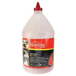 Sheffield Sterling Chalk Refill - Red 2.26kg (5lb)