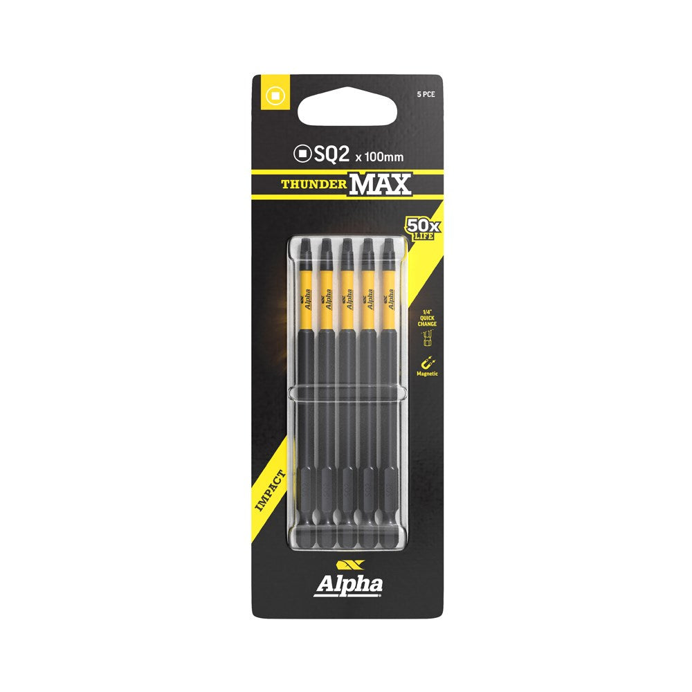 Sheffield ThunderMax SQ2 Impact Power Bit