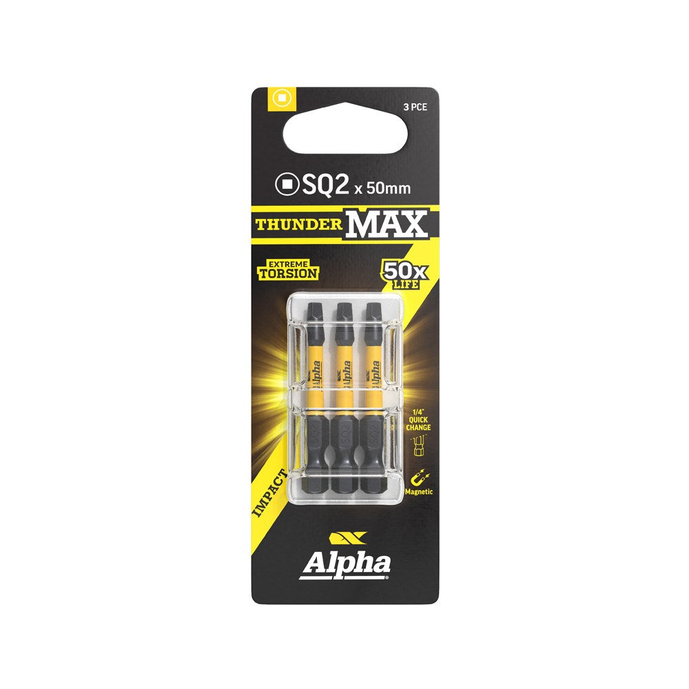 Sheffield ThunderMax SQ2 Impact Power Bit