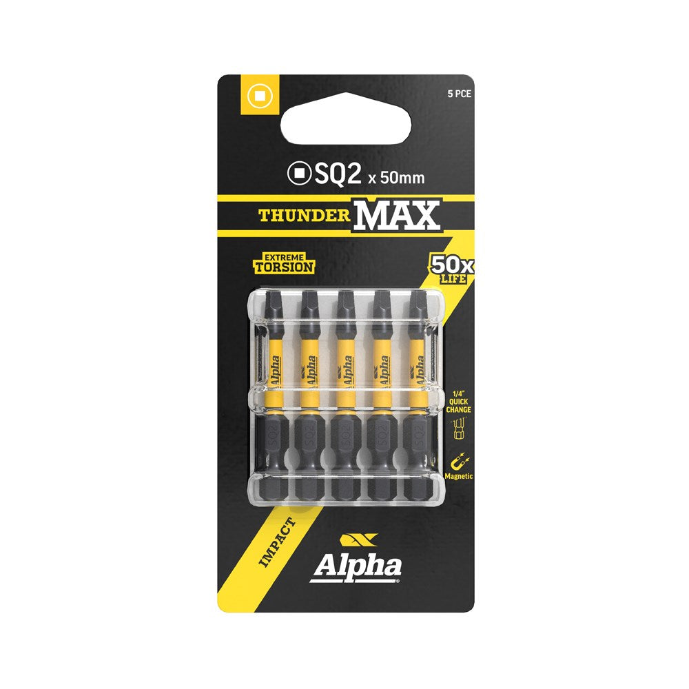 Sheffield ThunderMax SQ2 Impact Power Bit