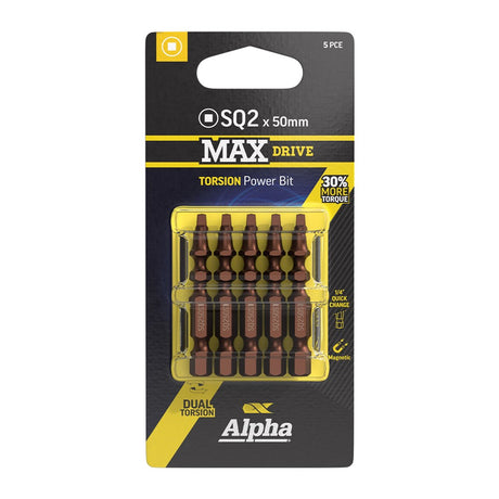 Sheffield SQ2 MAXdrive Torsion Power Bit