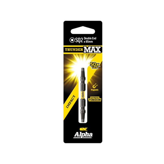 Sheffield ThunderMax SQ2 Impact Power Bit D Ended