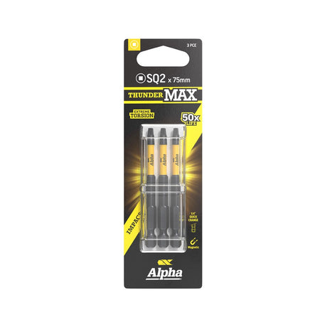 Sheffield ThunderMax SQ2 Impact Power Bit