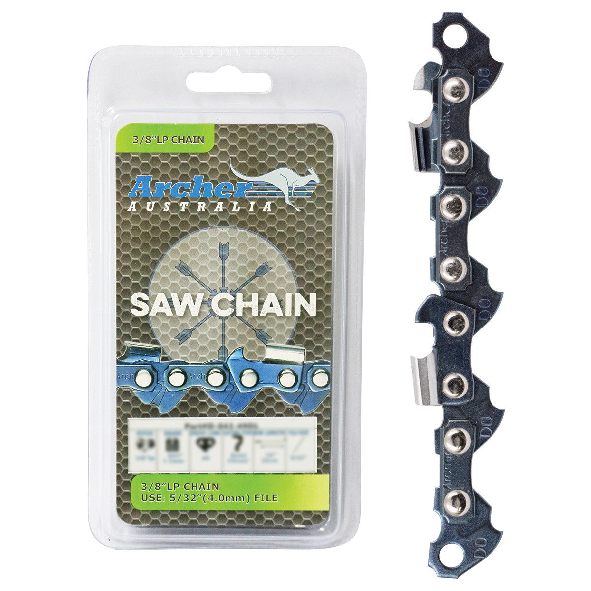 Archer Chain Loop - 3/8" LP, .050", 57DL, Semi Chisel