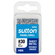Sutton DRILL D134 PANEL TUPOINT HSS BRT 10PK - DRILL D134 PANEL TUPOINT HSS BRT 1/8" (3.18MM) 10PK