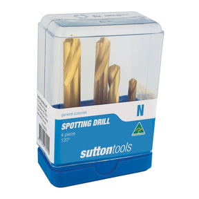 Sutton Drill D176 Spotting Hss-co-tin -deg DIN1897