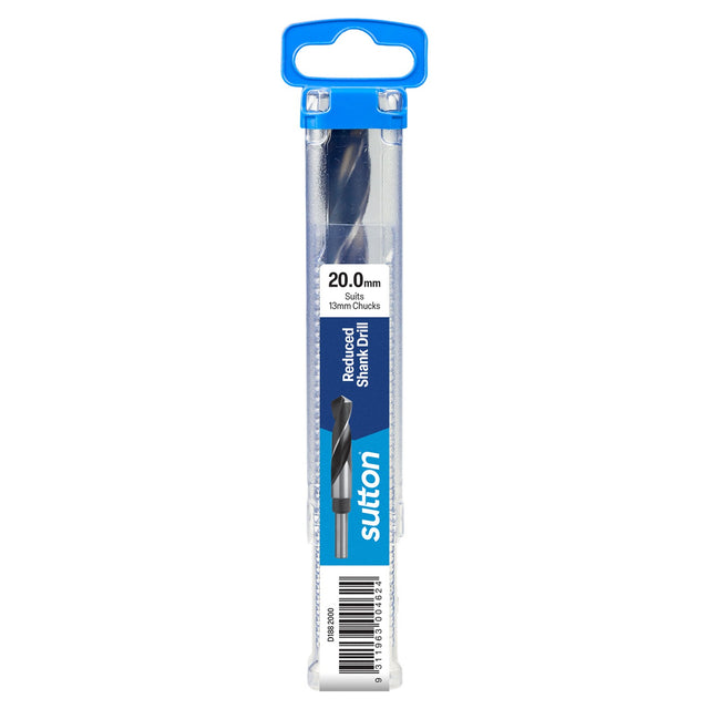 Sutton Drill D188 Reduced Shank -shk HSS Blu