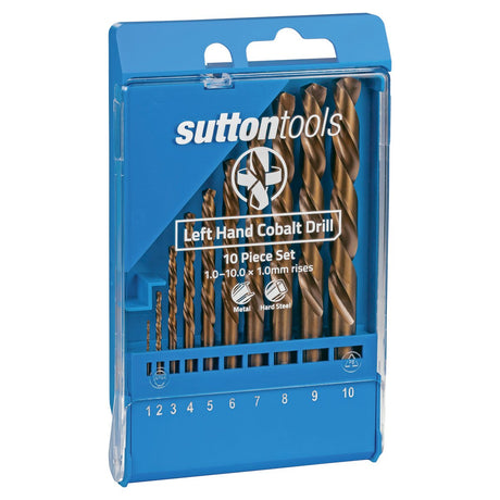 Sutton Drill D202 Jobber HSS-CO Left Hand Set
