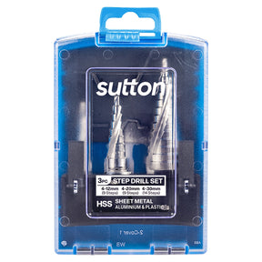 Sutton Drill D504 Step HSS Spiral Flute Set
