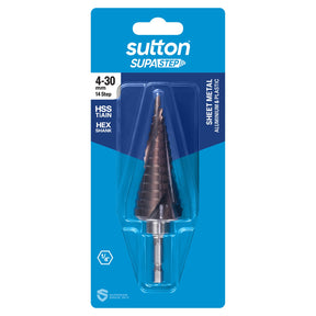 Sutton Drill D505 Step HSS-TiAlN Spr-fl Supastep -step
