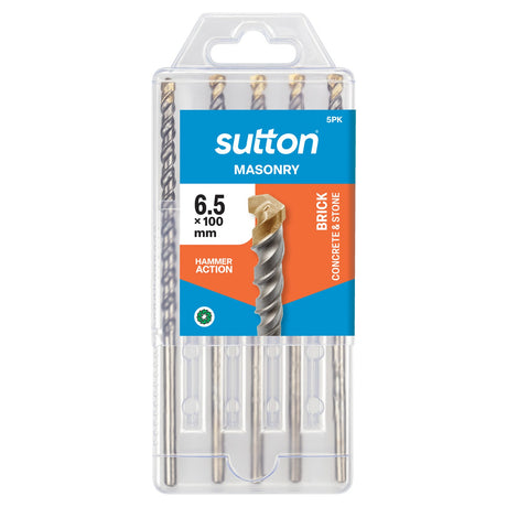 Sutton Drill D651 Masonry TCT Sgl Brick Tradepk
