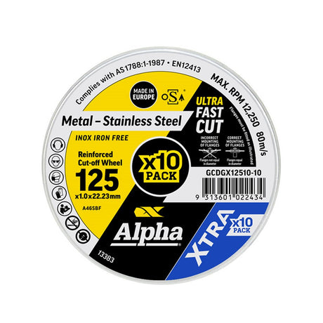 Sheffield Xtra Cutting Disc Trade TIN