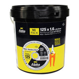 Alpha 125 x 1.6mm cutting discs – 90 pack with bonus snips