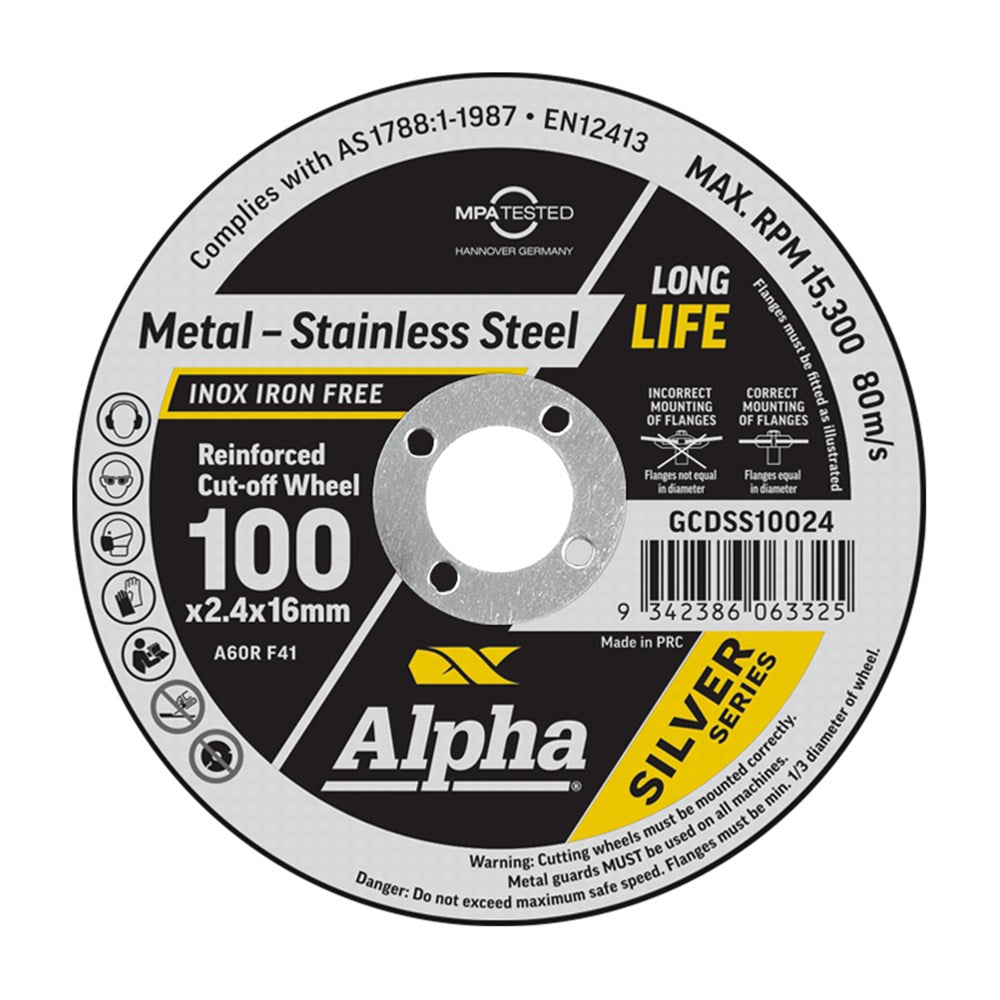 Sheffield Cutting Disc Silver Series