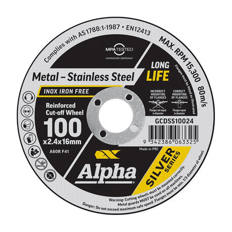 Sheffield Cutting Disc Silver Series