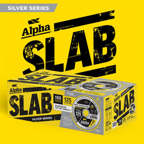 Sheffield Alpha Slab Cutting Disc Silver Series X100 Pack