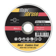 Sheffield Cutting Disc Silver Series Maxabrase Brand