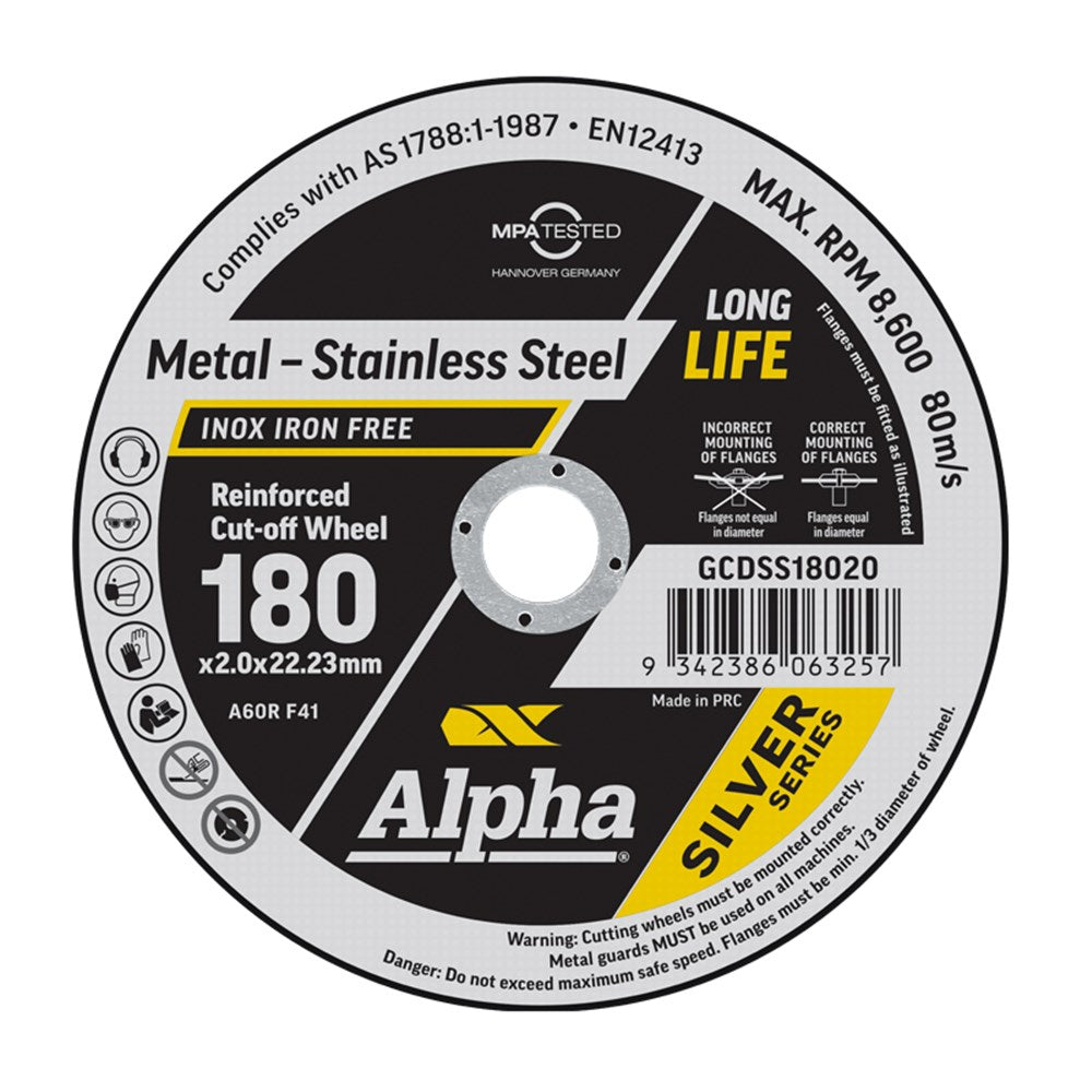 Sheffield Cutting Disc Silver Series