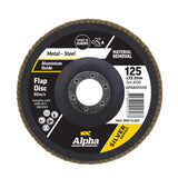 Sheffield Flap Disc A120 Grit Alox Silver Series