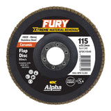 Sheffield Fury Ceramic Flap Disc C40 Grit