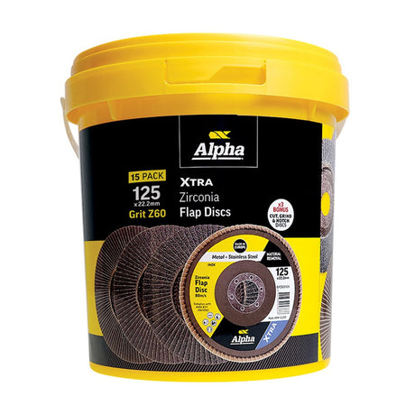 Sheffield Flap Disc Z60 Grit Zirconia Xtra Bonus GCGGS12535