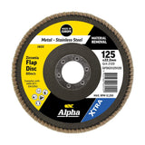 Sheffield Flap Disc Z120 Grit Zirconia Xtra