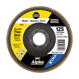 Sheffield Flap Disc Z80 Grit Zirconia Type Flat Xtra
