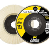 Sheffield Felt Polishing Flap Disc Medium D5-H40