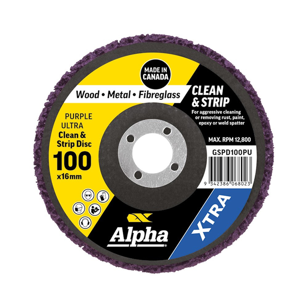 Sheffield Clean & Strip Disc Purple Ultra Xtra
