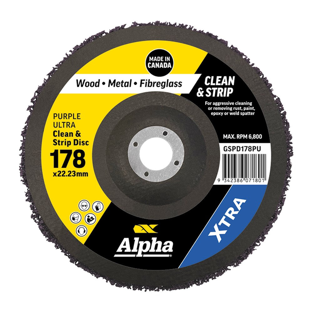 Sheffield Clean & Strip Disc Purple Ultra Xtra